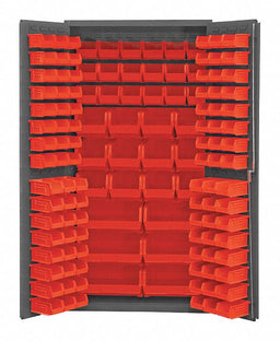 K4889 Bin Cabinet 72 x36 x24 Gray 132RedBns