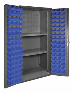 K4941 Peg Bin Cab Gray 72 x36 x24 96BlueBns