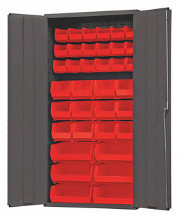 K4888 Bin Cabinet 72 x36 x18 Gray 36RedBns