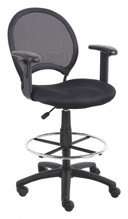 Drafting Chair 45 in H Black