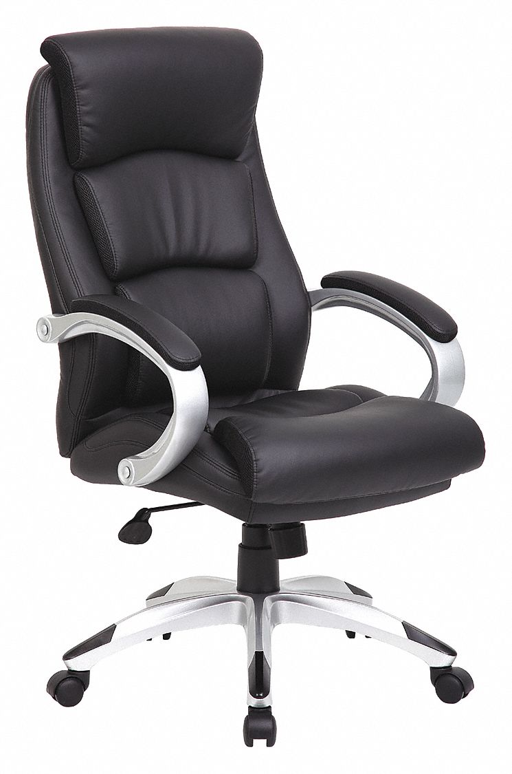 Office Chair 46.25 in H Silver