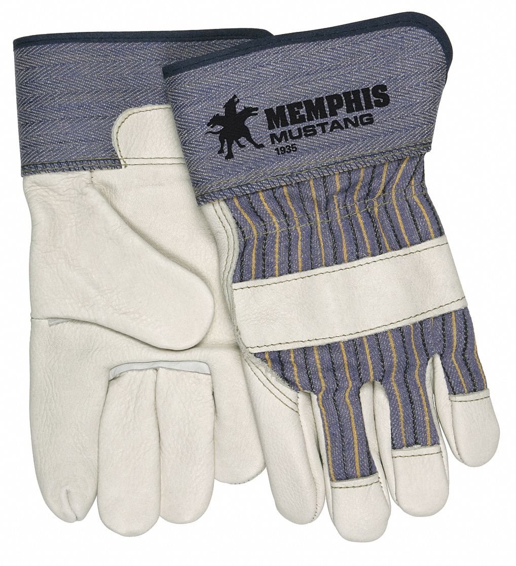 PR Leather Palm Gloves Beige M