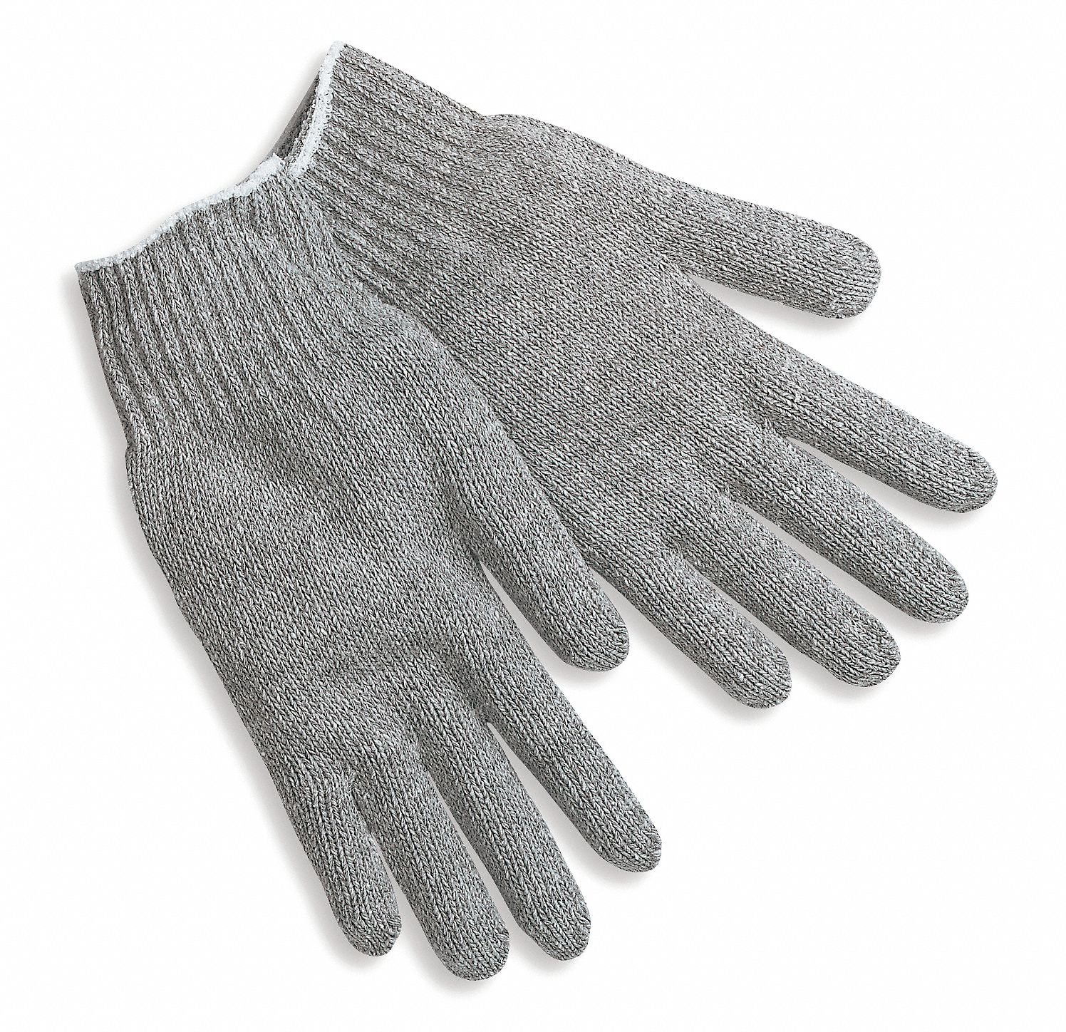 Knit Gloves 8-3/4 S Gray PR