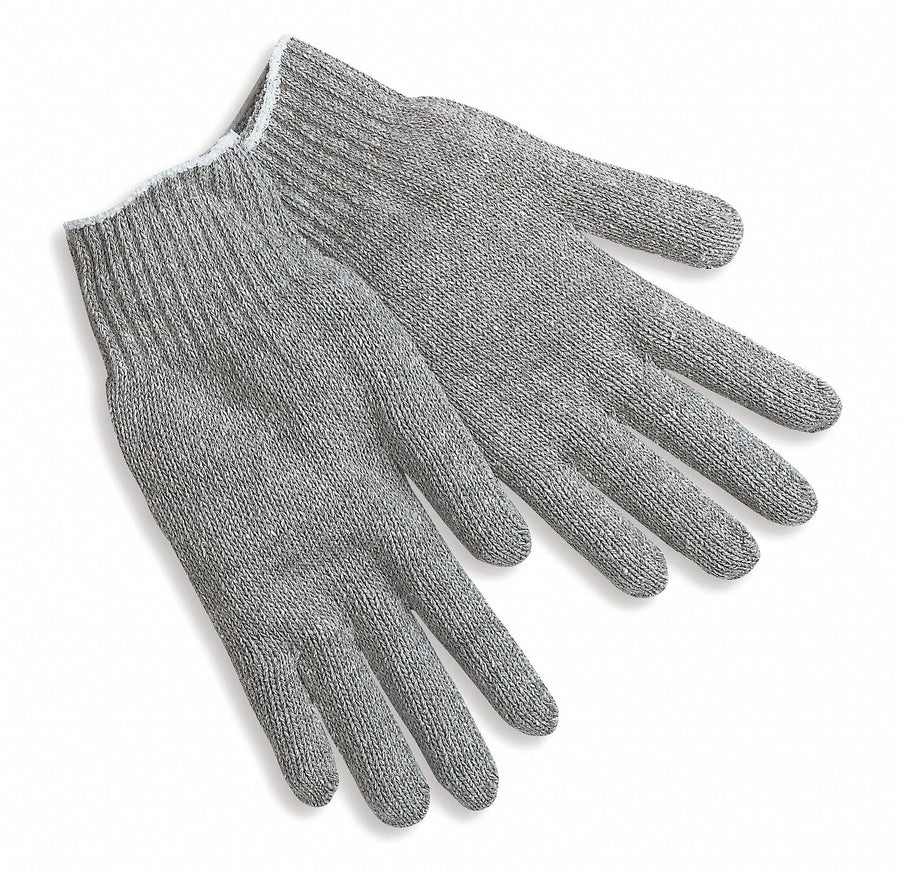Knit Gloves 9-1/4 L Gray PR