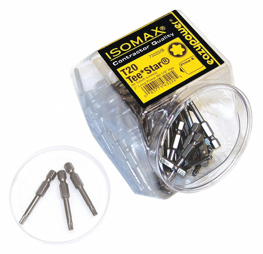 Insert Bit 1/4 Torx T20 2 PK100