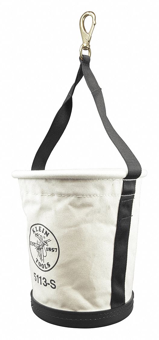 Bucket Bag Canvas Tapered Wall OffWhite