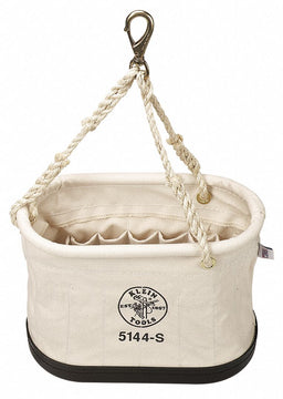 Bucket Bag Canvas Straight Wall OffWhite