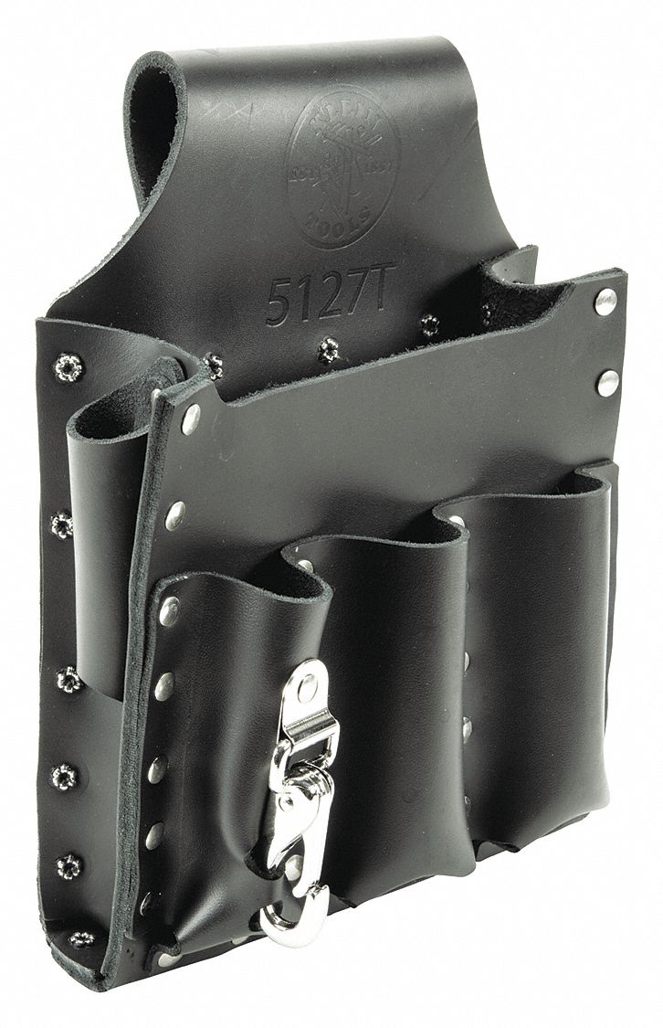 Black Tool Pouch Leather