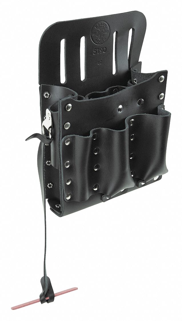 Black Tool Pouch Leather