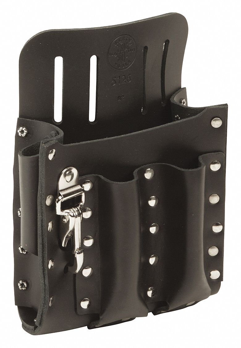Black Tool Pouch Leather