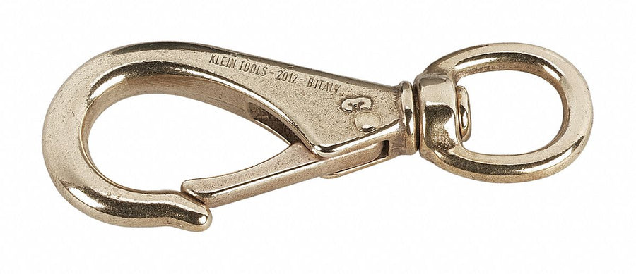 Orange Swivel Snap Hook Bronze