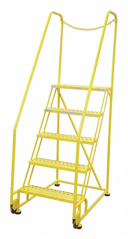 Tilt and Roll Ladder 5 Steps 43in.D.