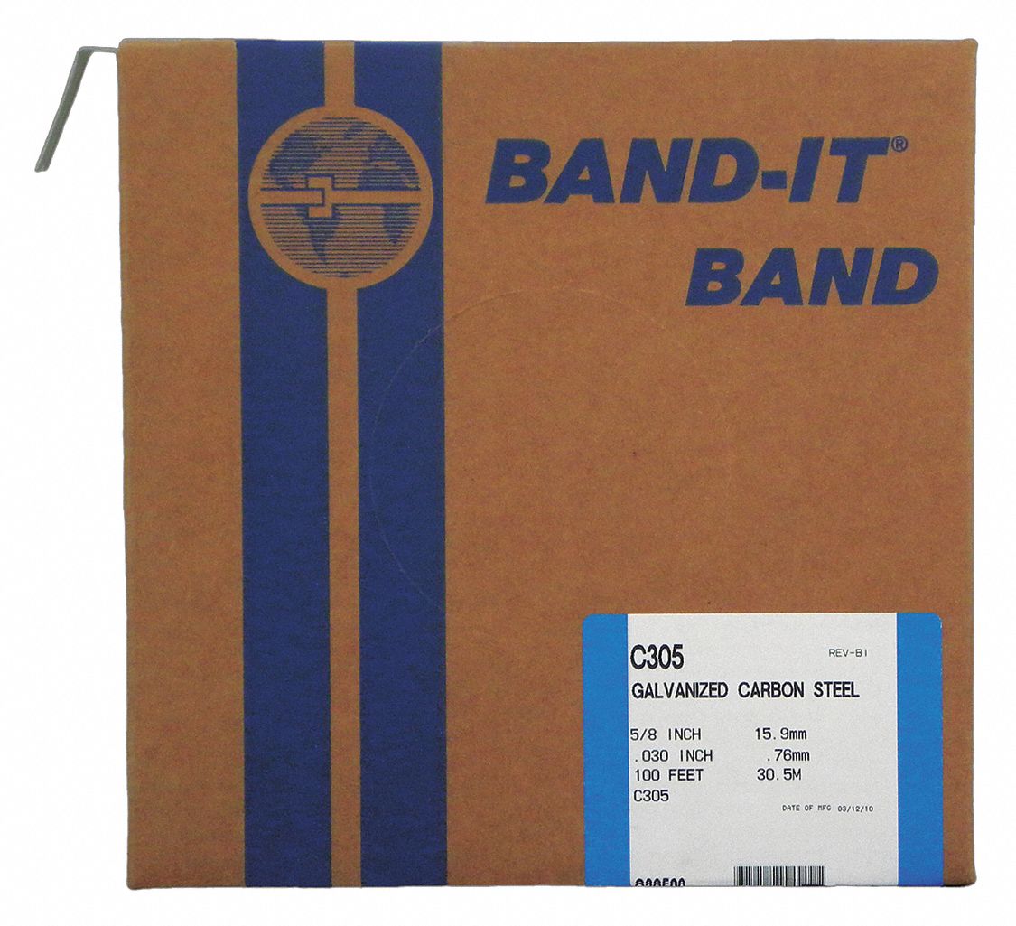 Band Gcs 5/8 X 0.030 X 100 RL/100Ft