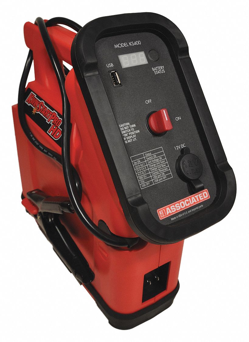 Jump Starter 12V 400A Max Voltage 300V