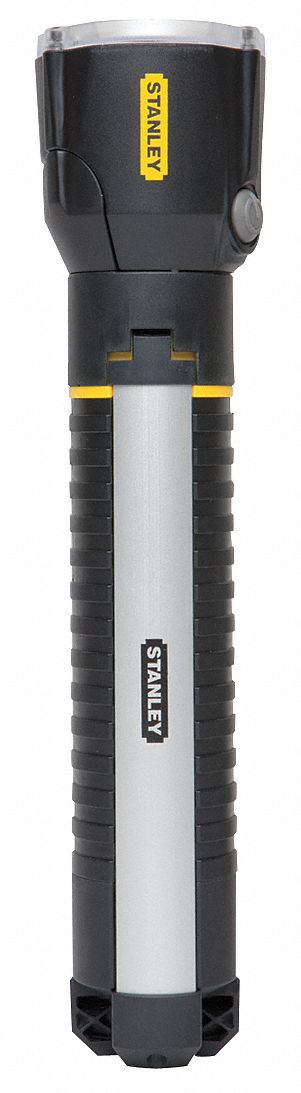 Handheld Flashlight Aluminum Black 30lm
