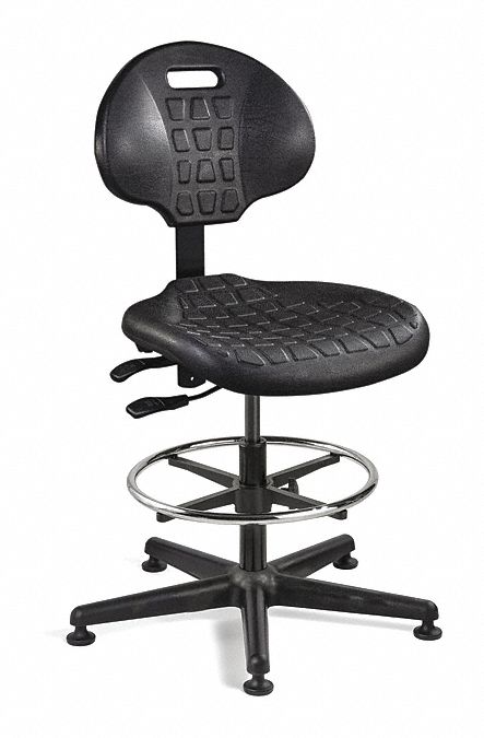 Drafting Chair 50 in H Black
