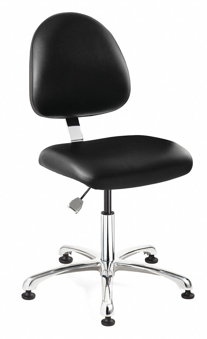 Office Chair 41.5 in H Silver