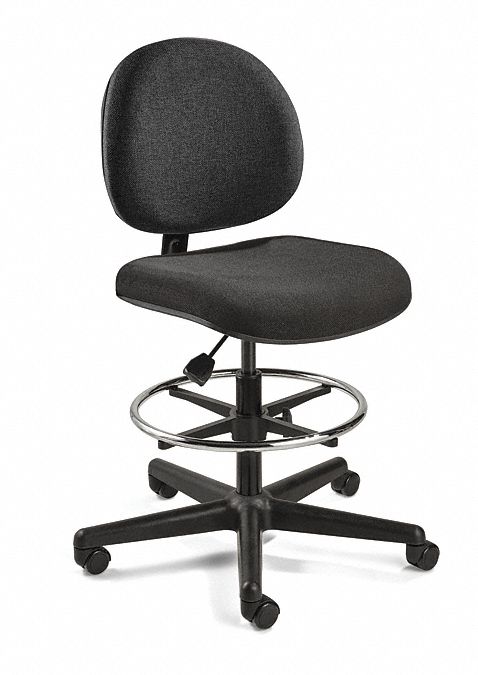 Drafting Chair 55 in H Black