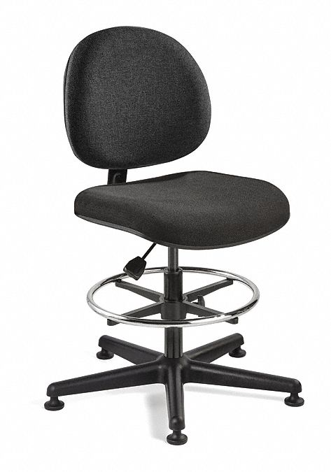 Drafting Chair 52 in H Black