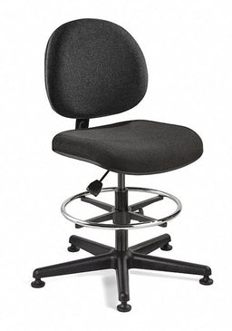 Drafting Chair 52 in H Black