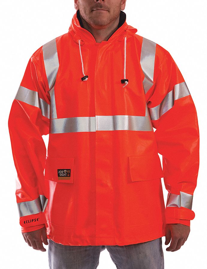 J2257 Arc Flash Rain Jacket Cat 2 Orange M
