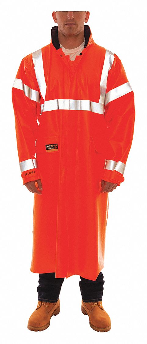 J2262 Arc Flash Rain Coat Cat 2 Orange M