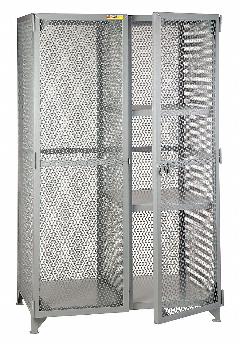 StrgLckr 78 x61 x27 Gray 2Shlv