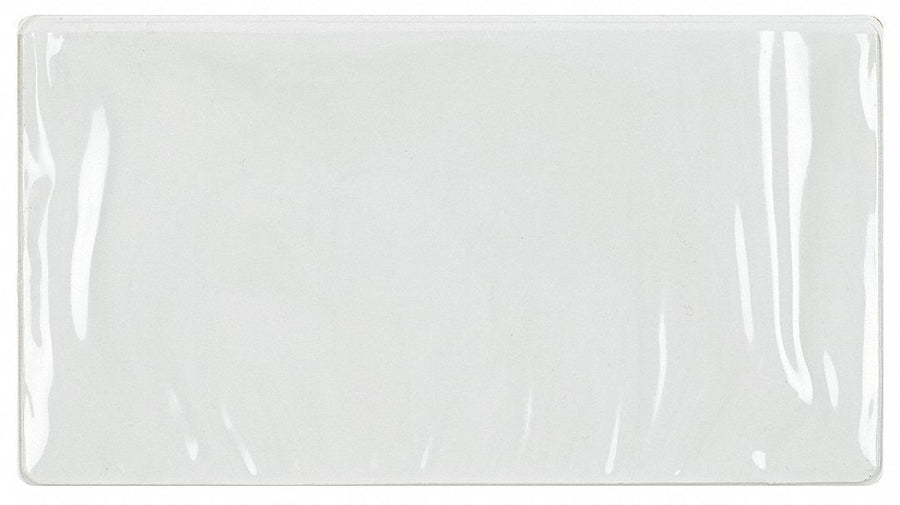 Label Holder Clear/Wht Glossy Pocket PK4