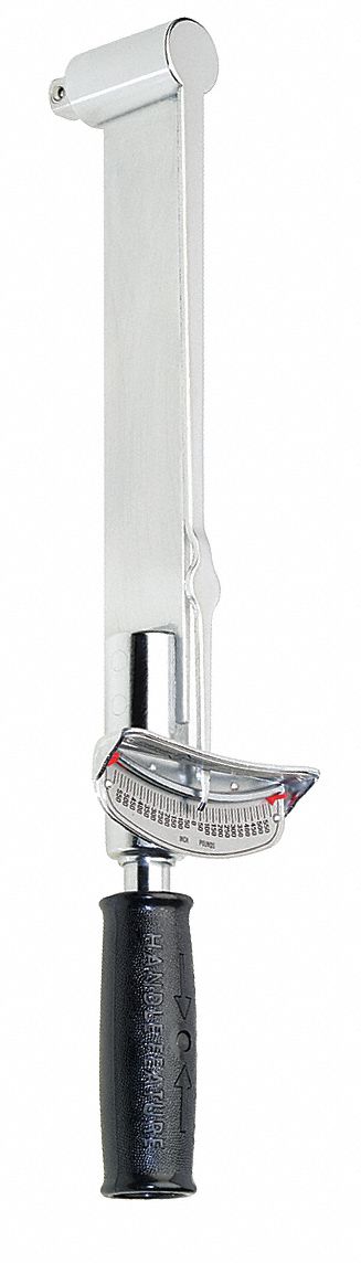 Flat Beam Torque Wrench L 13-1/2 in.