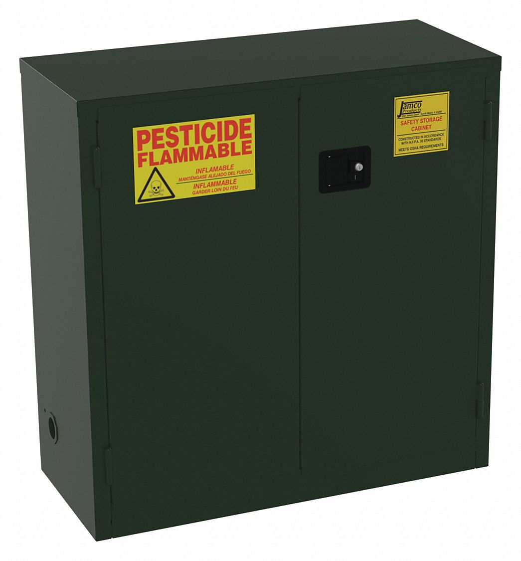 Pesticide Safety Cabinet 30 gal 44in. H