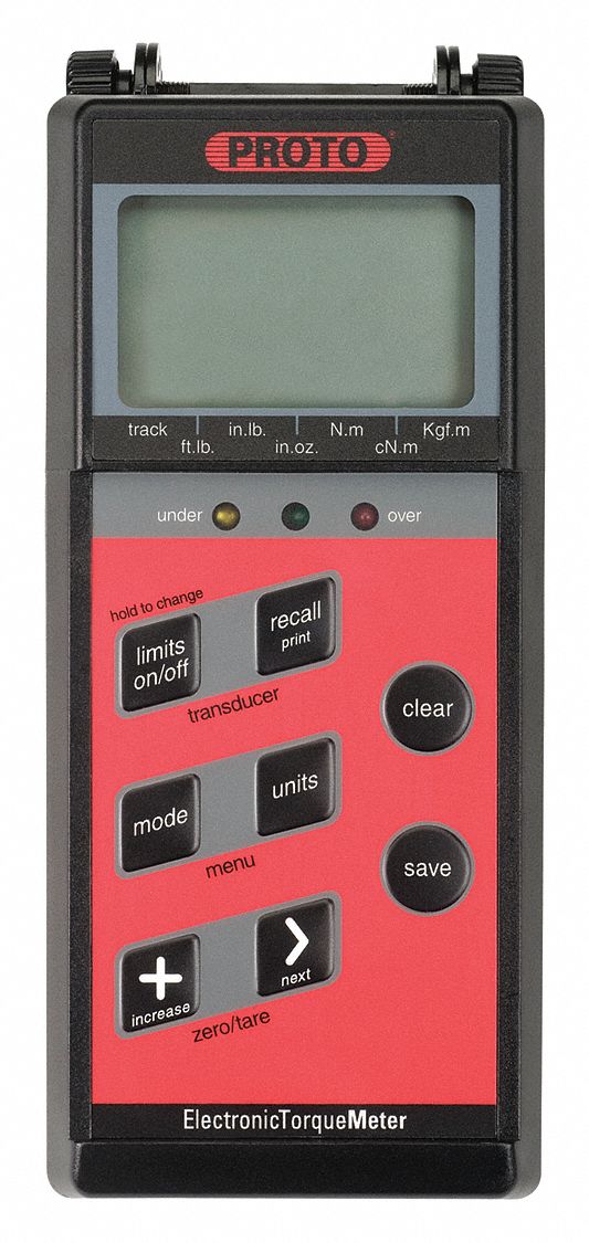 Electronic Torque Meter LCD 9V Battery