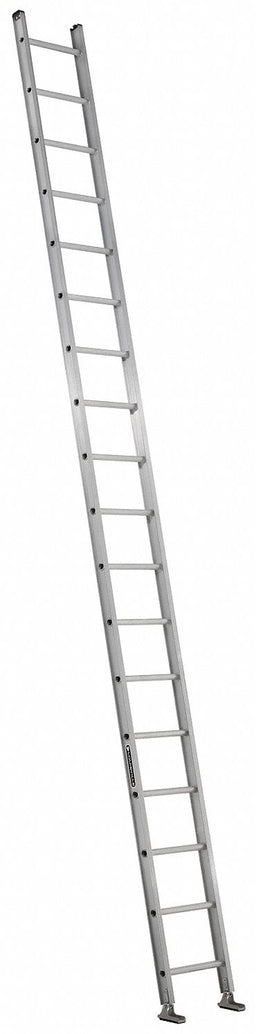 Straight Ladder 300 lb Alum