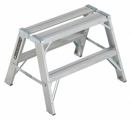 Sawhorse Ladder Aluminum 33-1/4 W 25 H