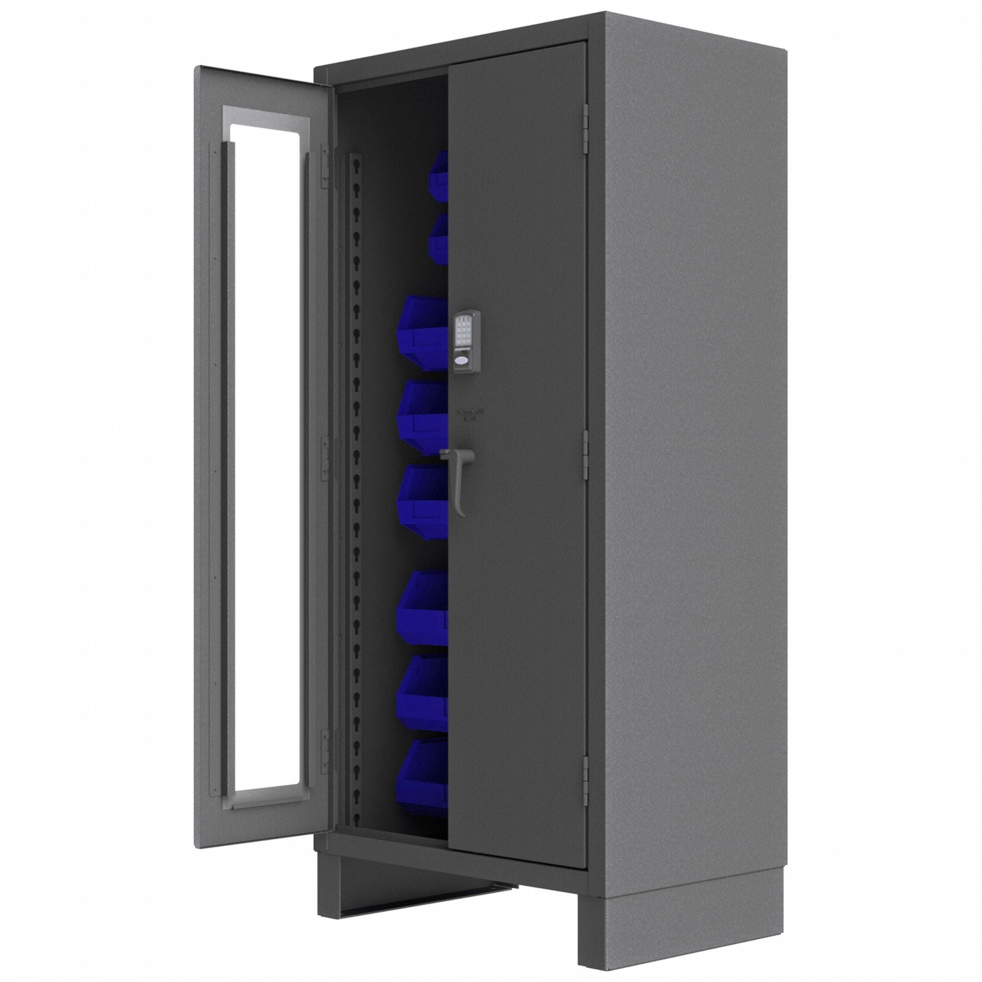 K4873 Bin Cabinet 78 x36 x24 Gray 30BlueBns