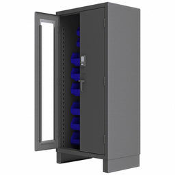 K4873 Bin Cabinet 78 x36 x24 Gray 30BlueBns