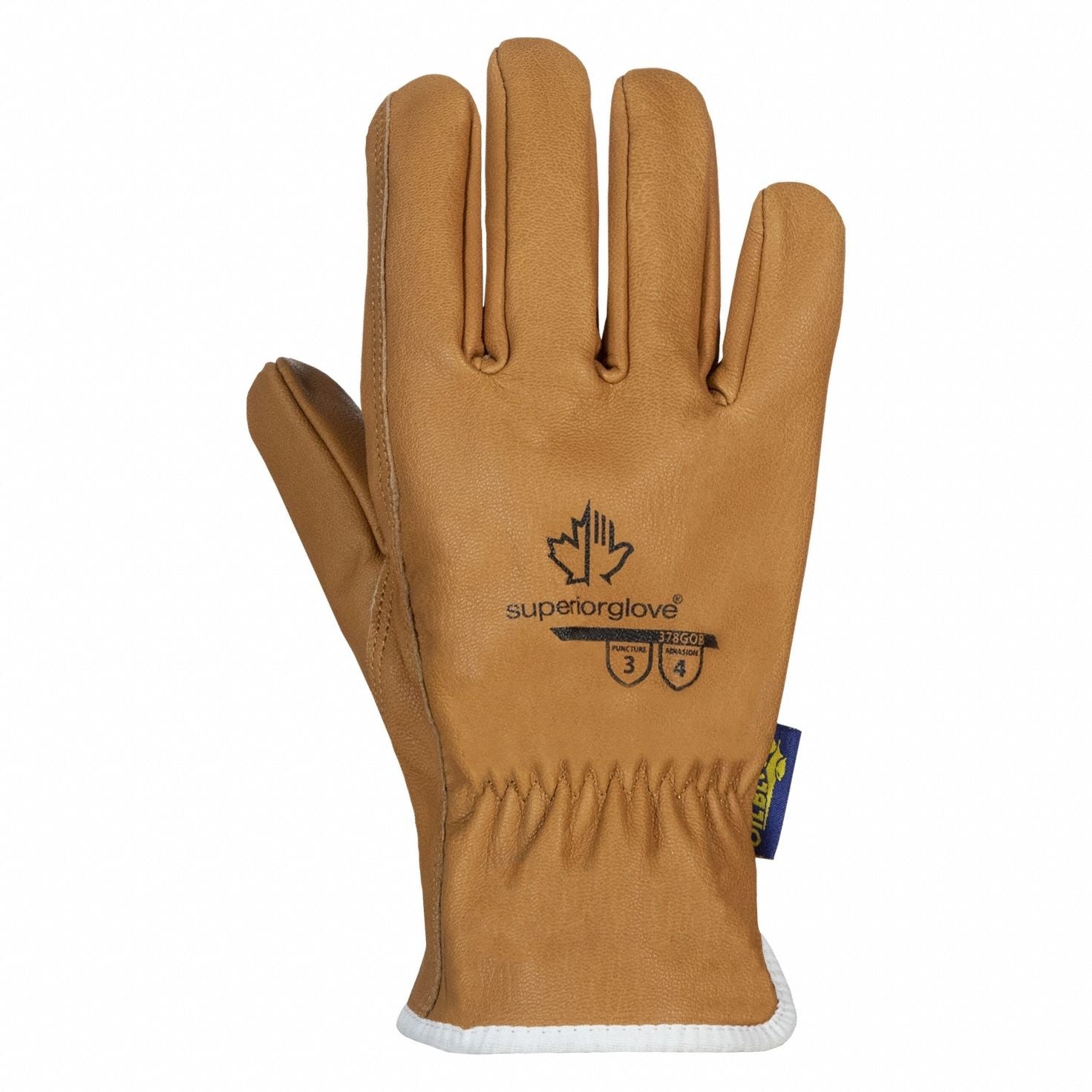 Leather Gloves Goatskin L PK12