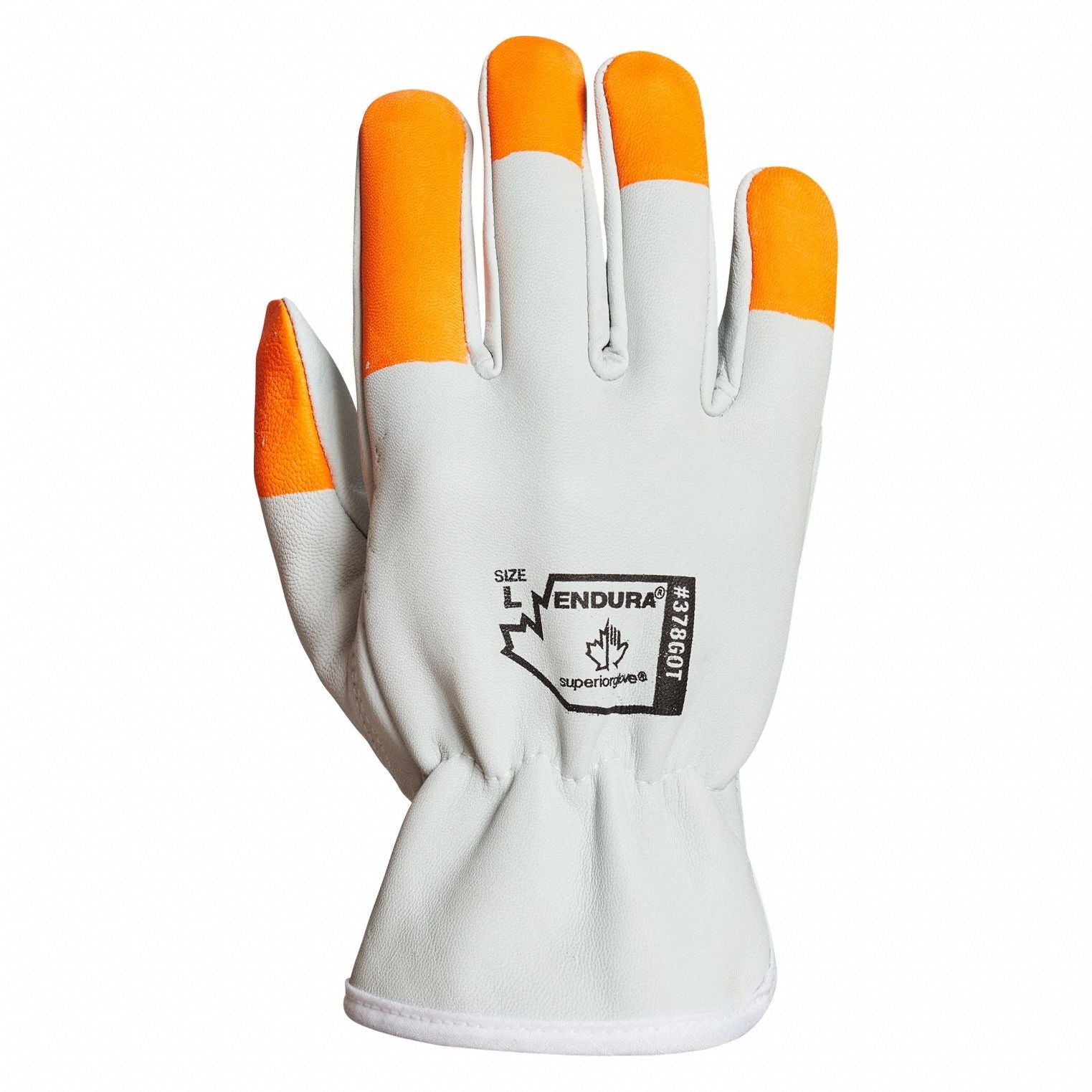 Gloves Orange/White PK12