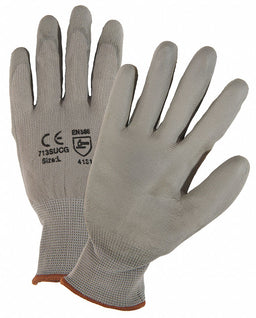 Palm Coated Gloves Gray L PK12