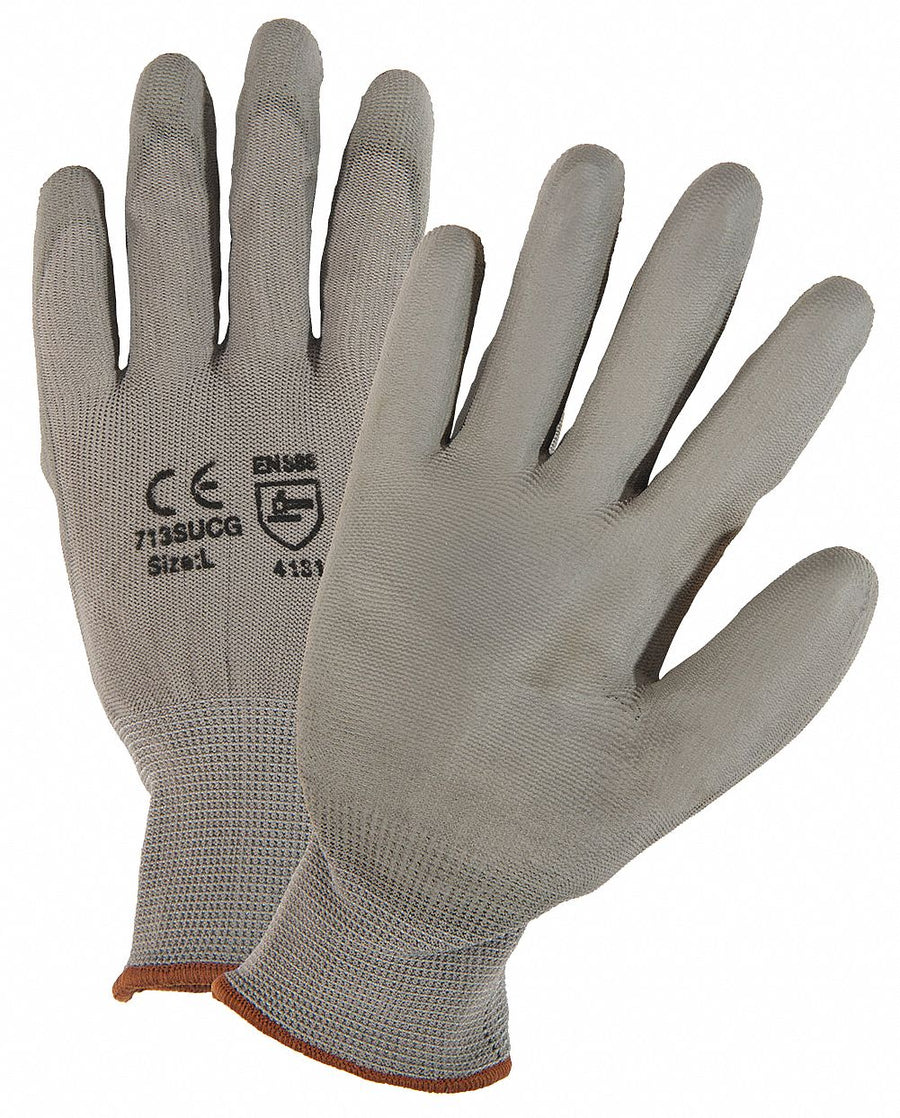 Palm Coated Gloves Gray L PK12