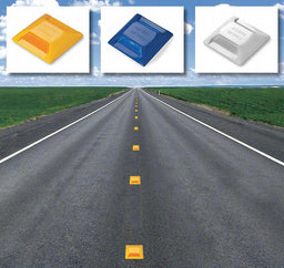 Pavement Marker White 1 Way 4 in PK100