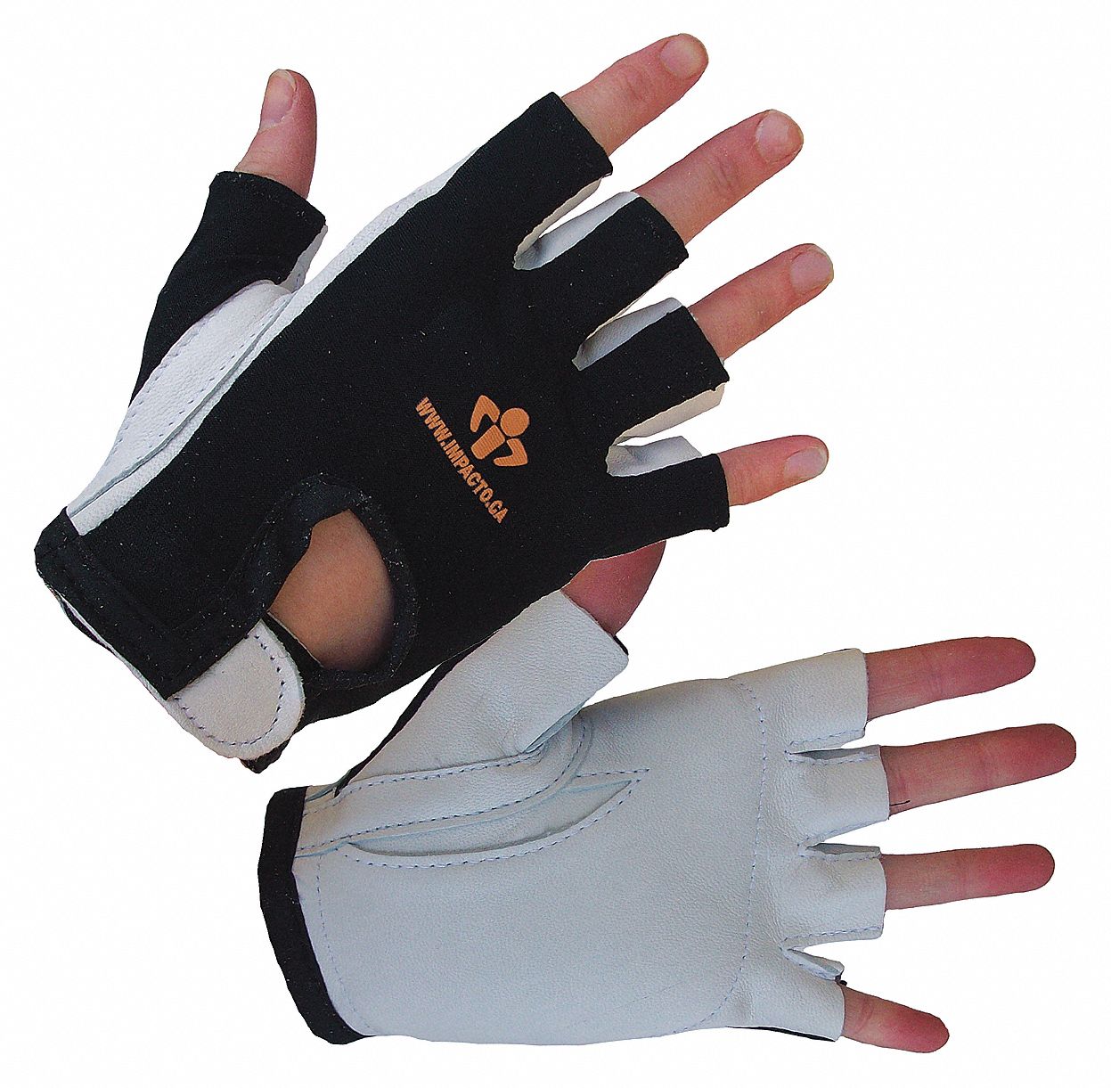 Anti-Impact Gloves M Black/White PR
