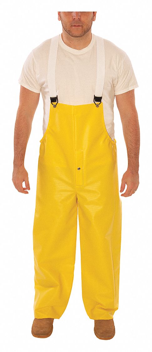 Rain Bib Overall Unrated Yellow M