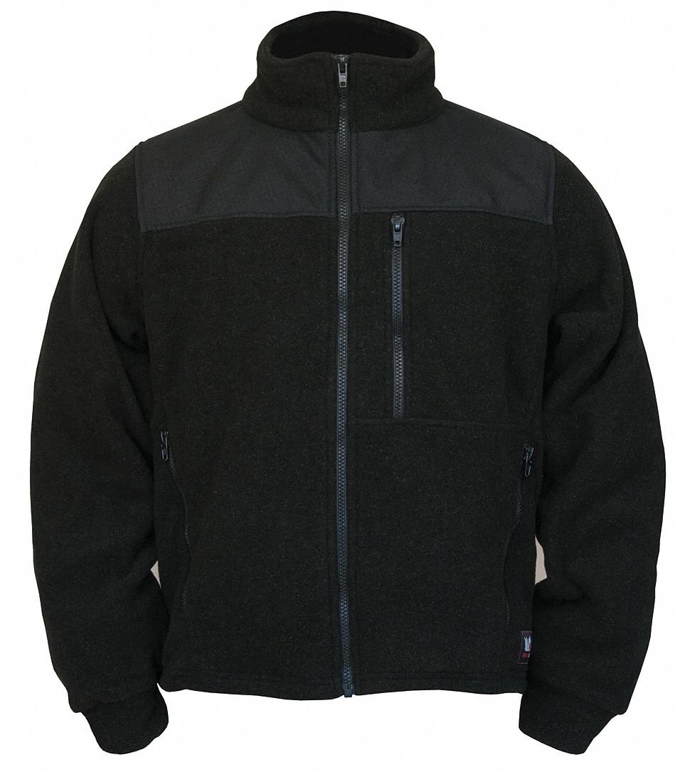 Flame Resistant Jacket HRC2 Black 3XLT