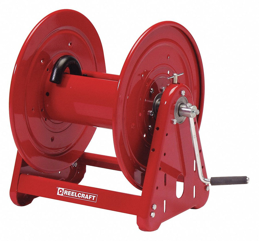 Hand Crank Hose Reel 100 ft 3/4 ID Red