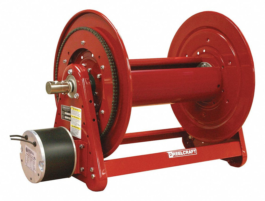 Motor Hose Reel 175 ft (3/4 in I.D.) Red