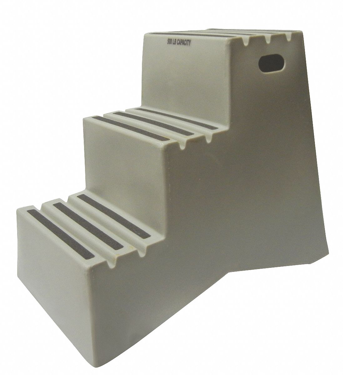 J4025 Step Stand 3 Steps Polyethylene Gray