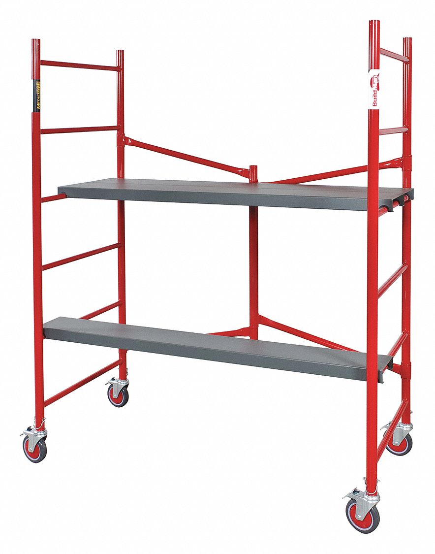 Portable Scaffold 6-11/64 ft.L Steel