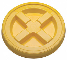 Plastic Pail Lid Yellow HDPE