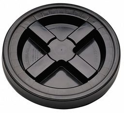 Plastic Pail Lid Black HDPE
