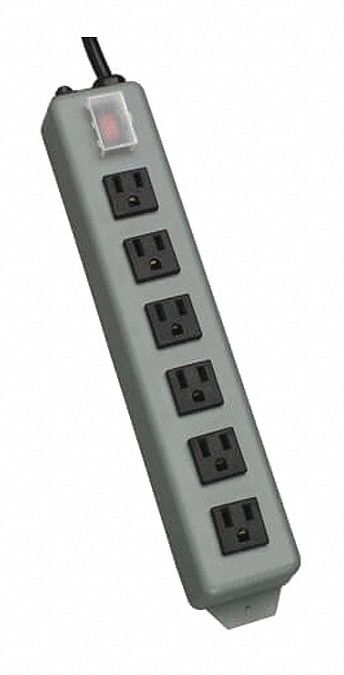 Outlet Strip 6 Outlets 15 ft Cord L